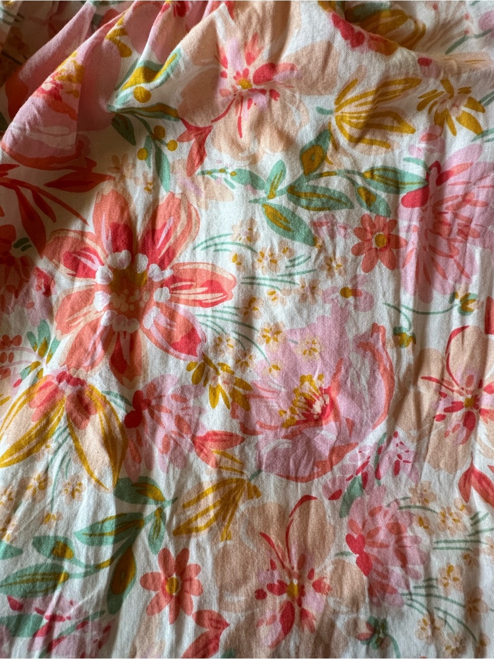 Haute Hippie Pink Floral Tiered Smocked Bodice Maxi Dress size 12 - Picture 11 of 13